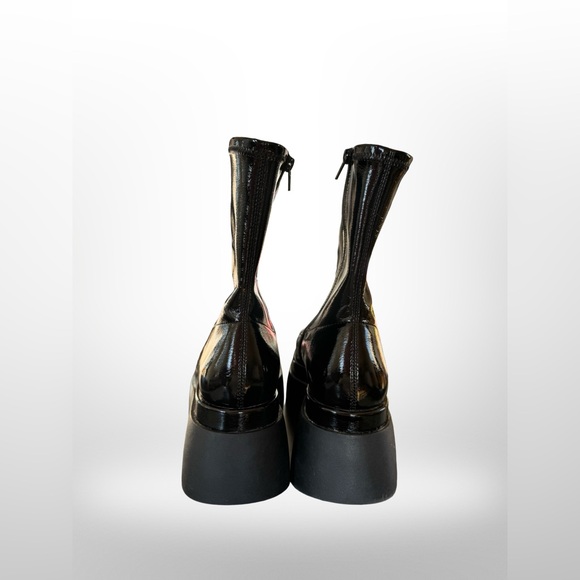 Spring Mars Vegan Leather Platform Boots - Picture 9 of 13